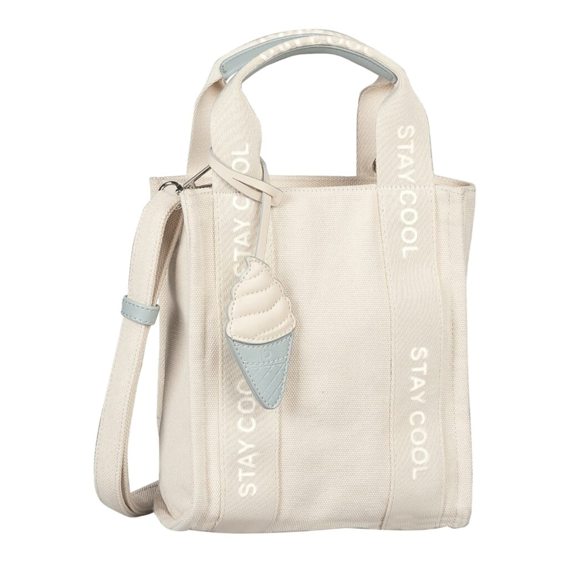 TOM TAILOR DENIM Shopper in Beige: front