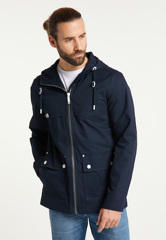 DreiMaster Maritim Between-season jacket in Blue: front