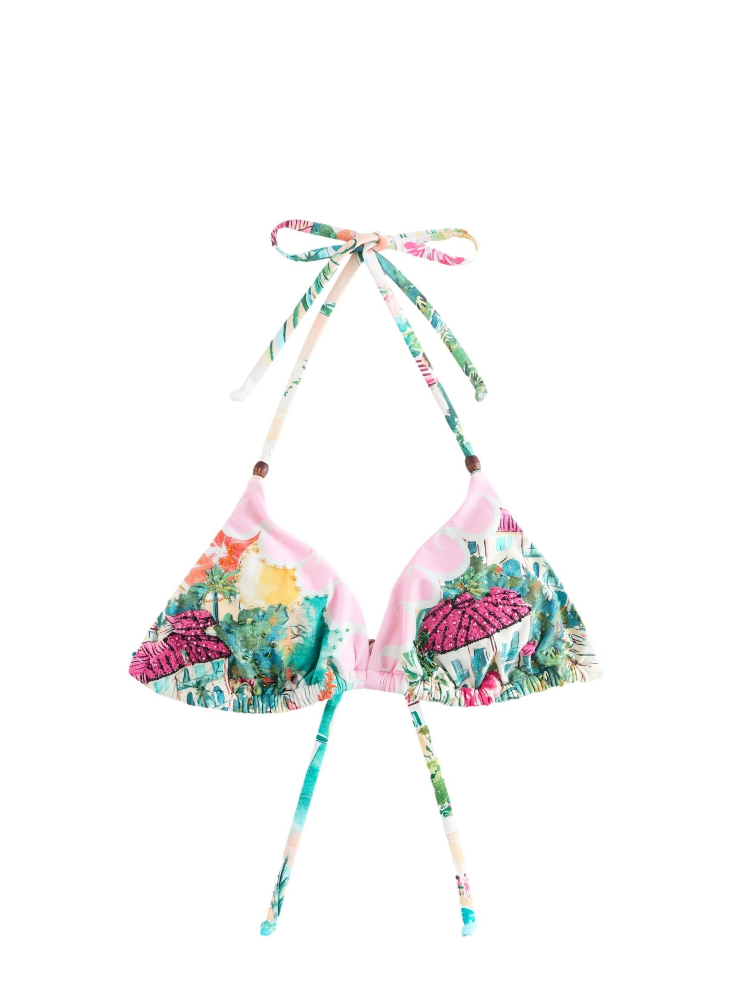 Triangle Hauts de bikini Next en rose : devant