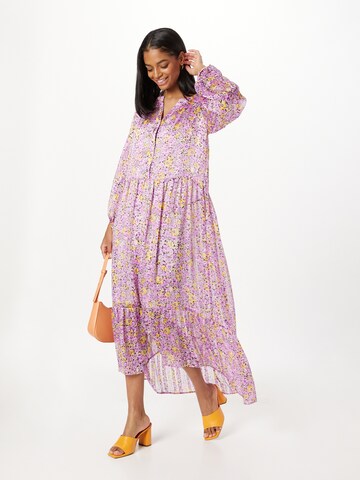 ILSE JACOBSEN Shirt Dress in Purple