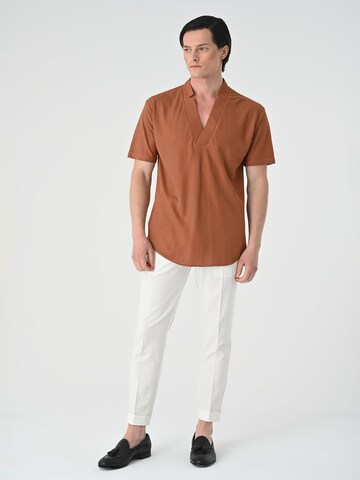 Regular fit Camicia di Antioch in marrone