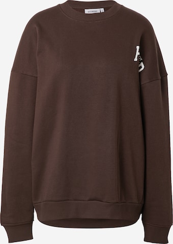 WEEKDAY Sweatshirt in Braun: predná strana