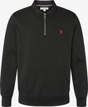 Pull-over 'Theodor' U.S. POLO ASSN. en noir : devant