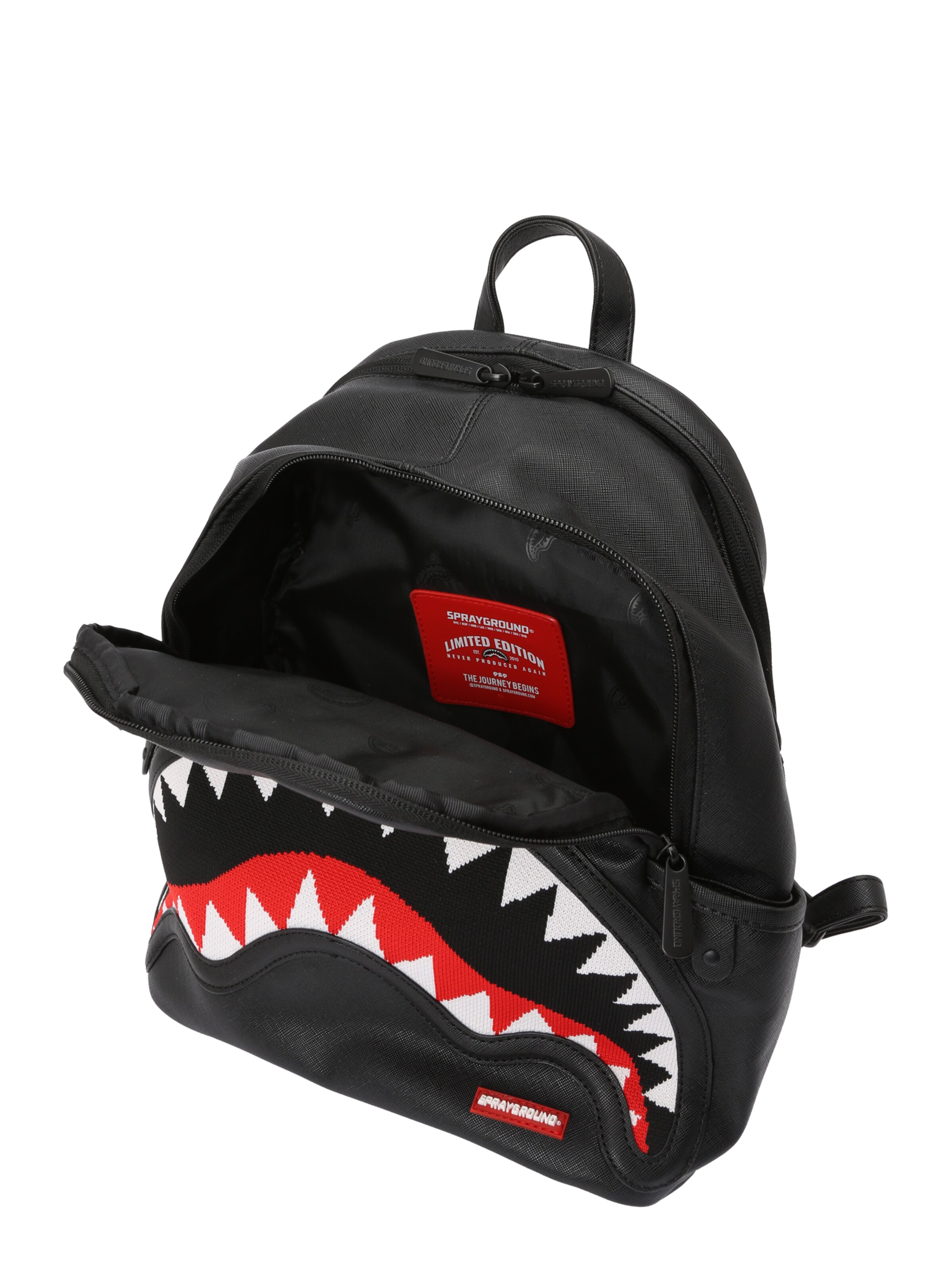 Sprayground Backpack 'Mouth Savage' in Black