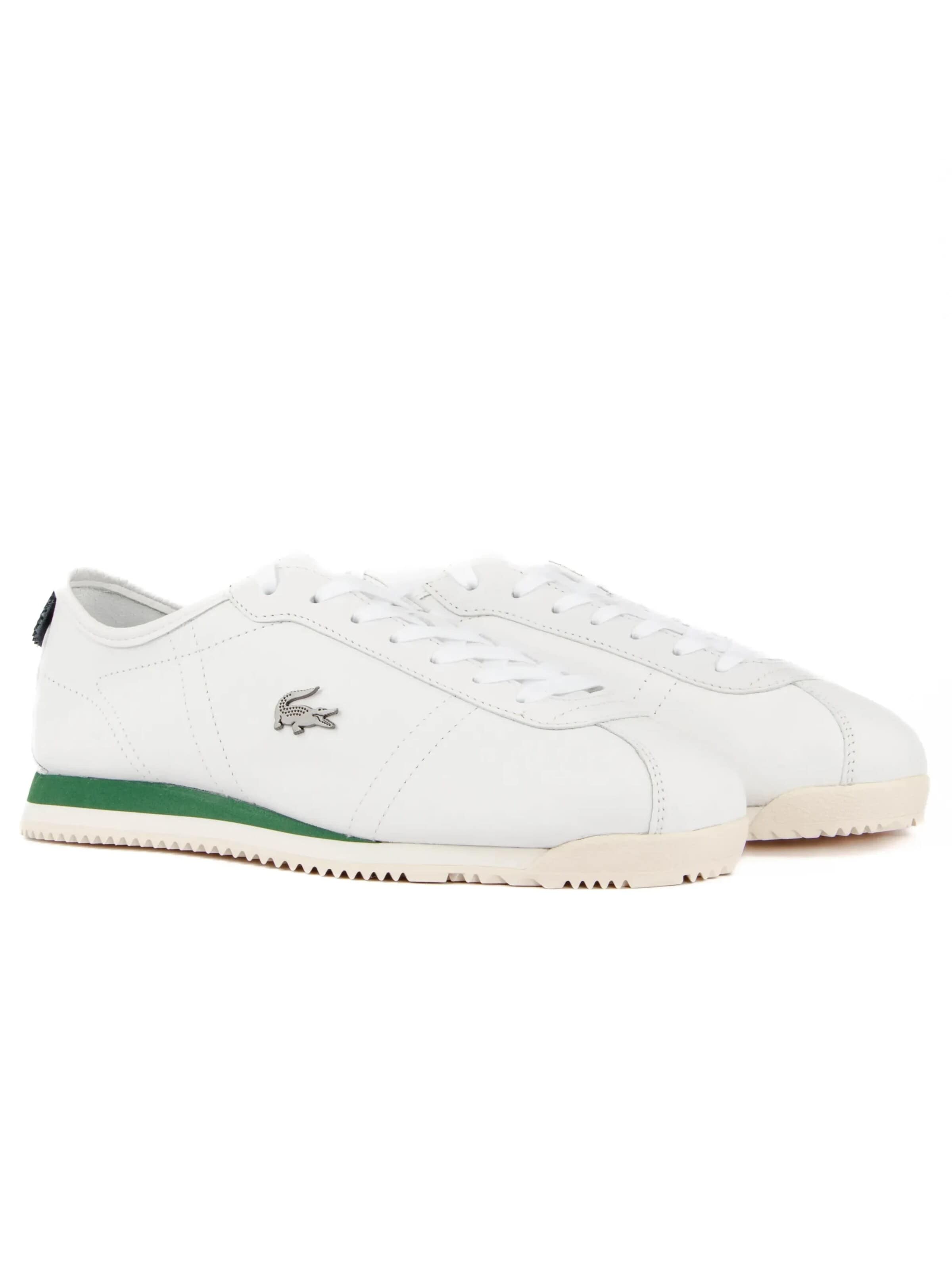 LACOSTE Veterschoen 'Club Low rend' in Wit