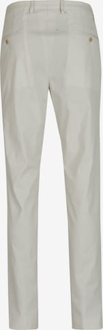 HECHTER PARIS Regular Pleated Pants 'X-Tension' in White