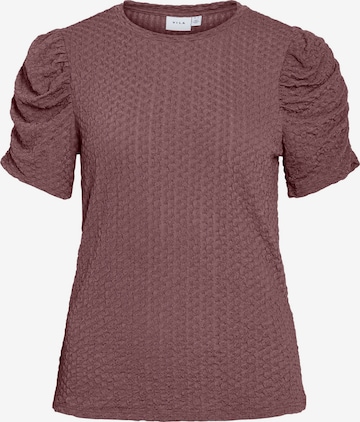 VILA Blouse 'VIAnine' in Brown: front