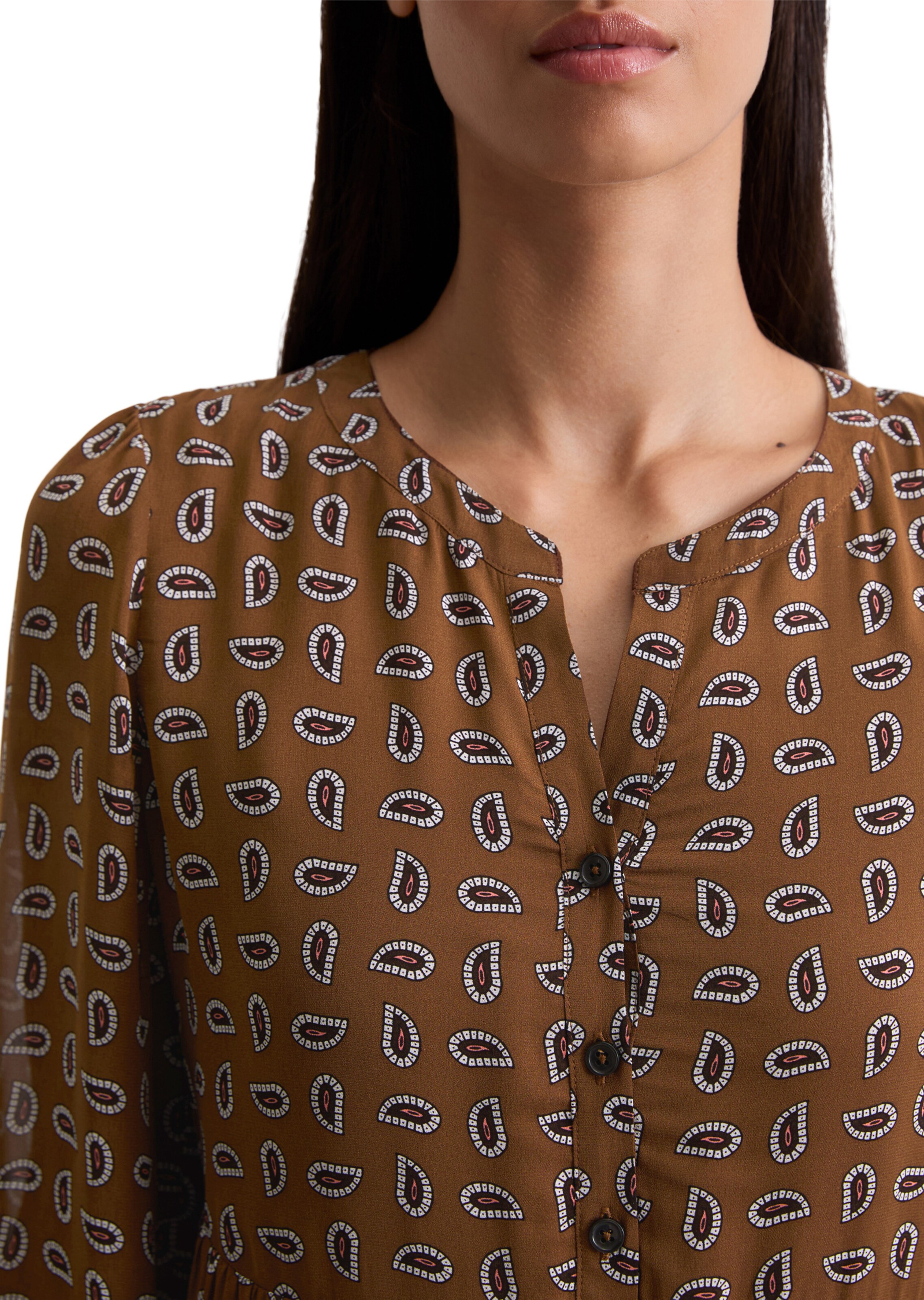 Marc O'Polo Jurk in Bruin