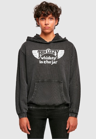 Merchcode Sweatshirt 'Thin Lizzy - Whiskey Amended' in Black: front