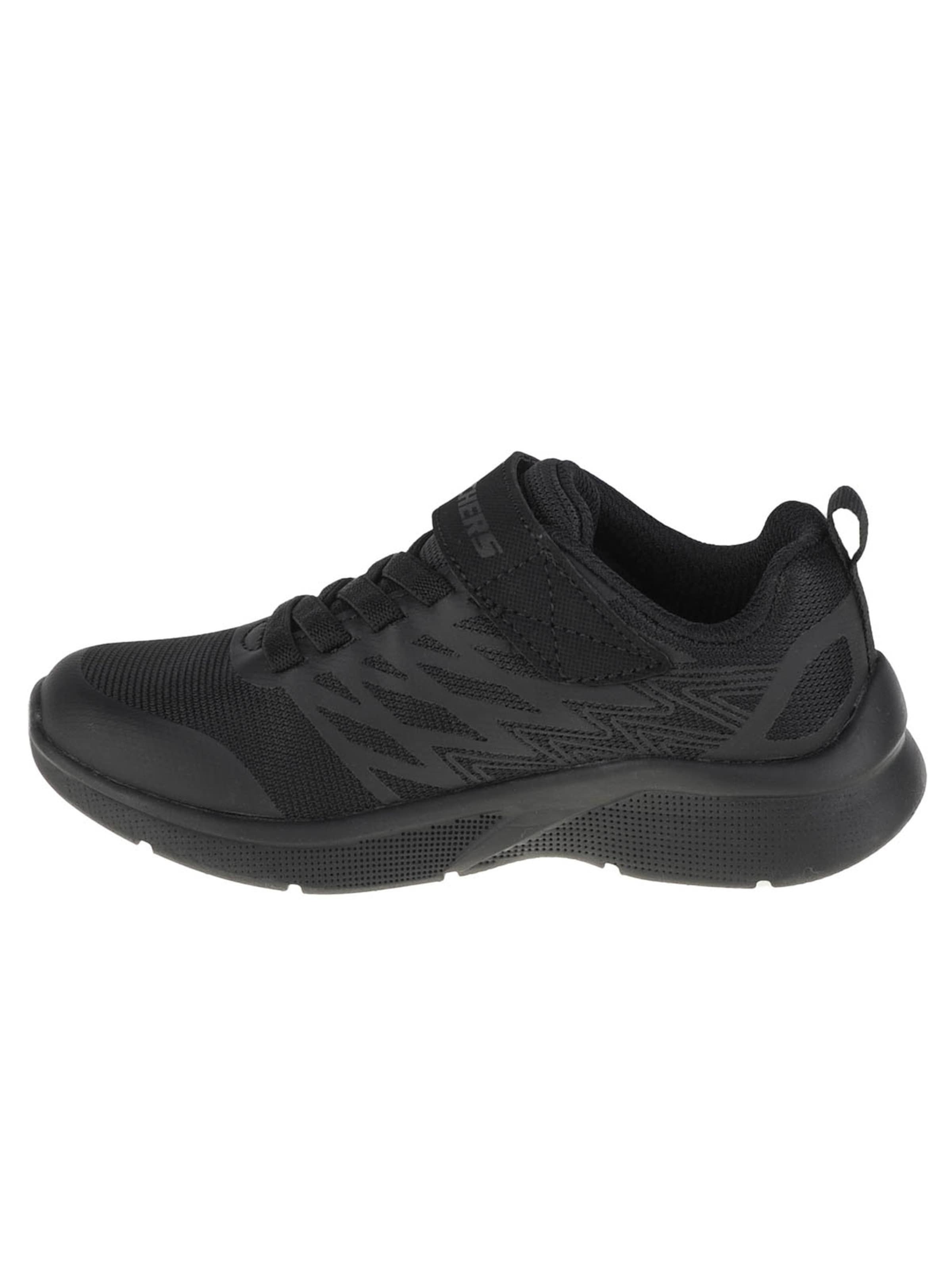 SKECHERS Sneakers 'Microspec Texlor' in Black: front