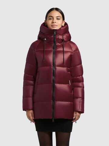 khujo Jacke 'Cara' in Rot: Vorderseite