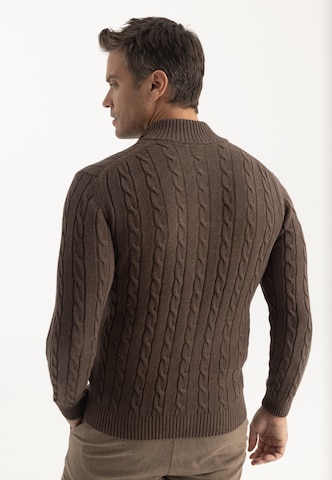 Vestes en maille Felix Hardy en marron