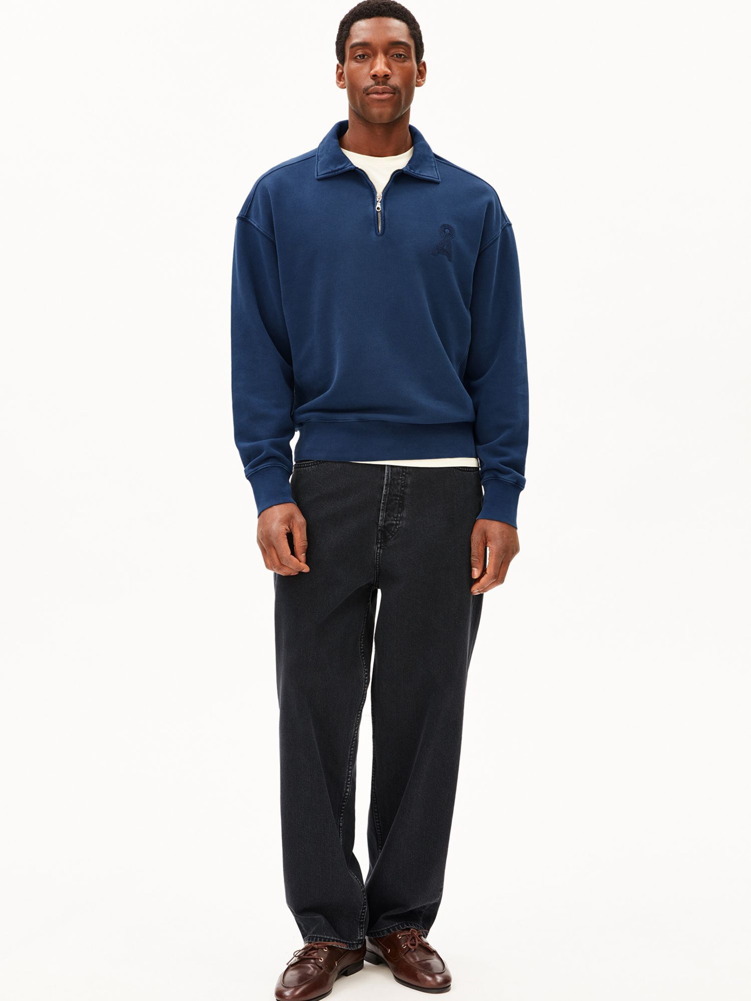 Pull-over ARMEDANGELS en bleu : devant