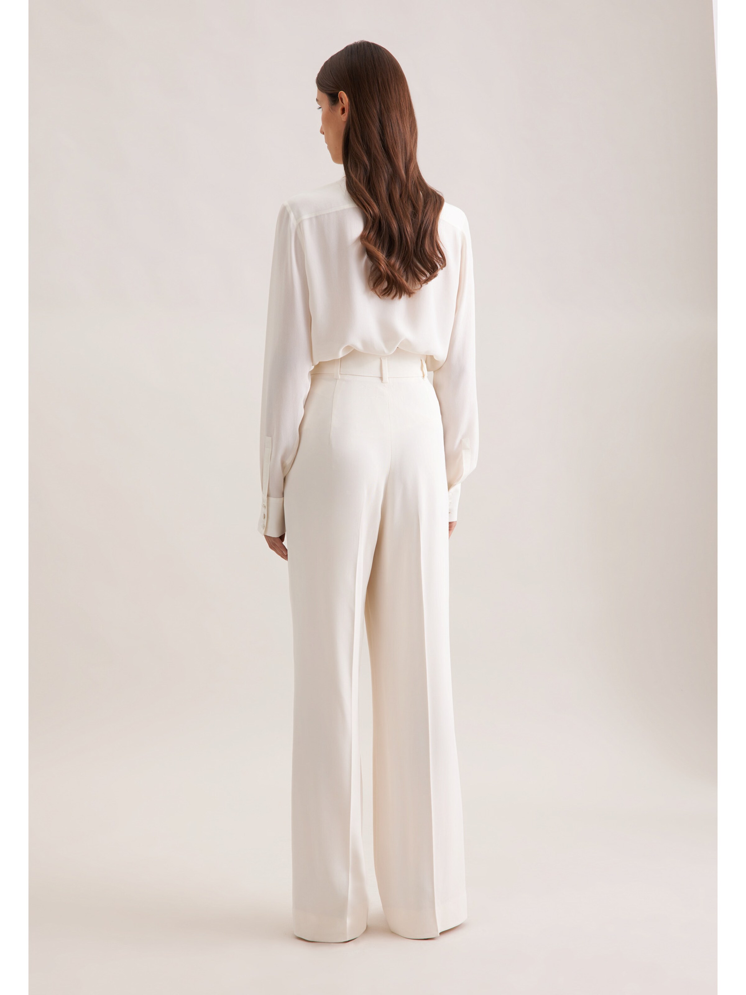 SEIDENSTICKER Regular Broek in Wit