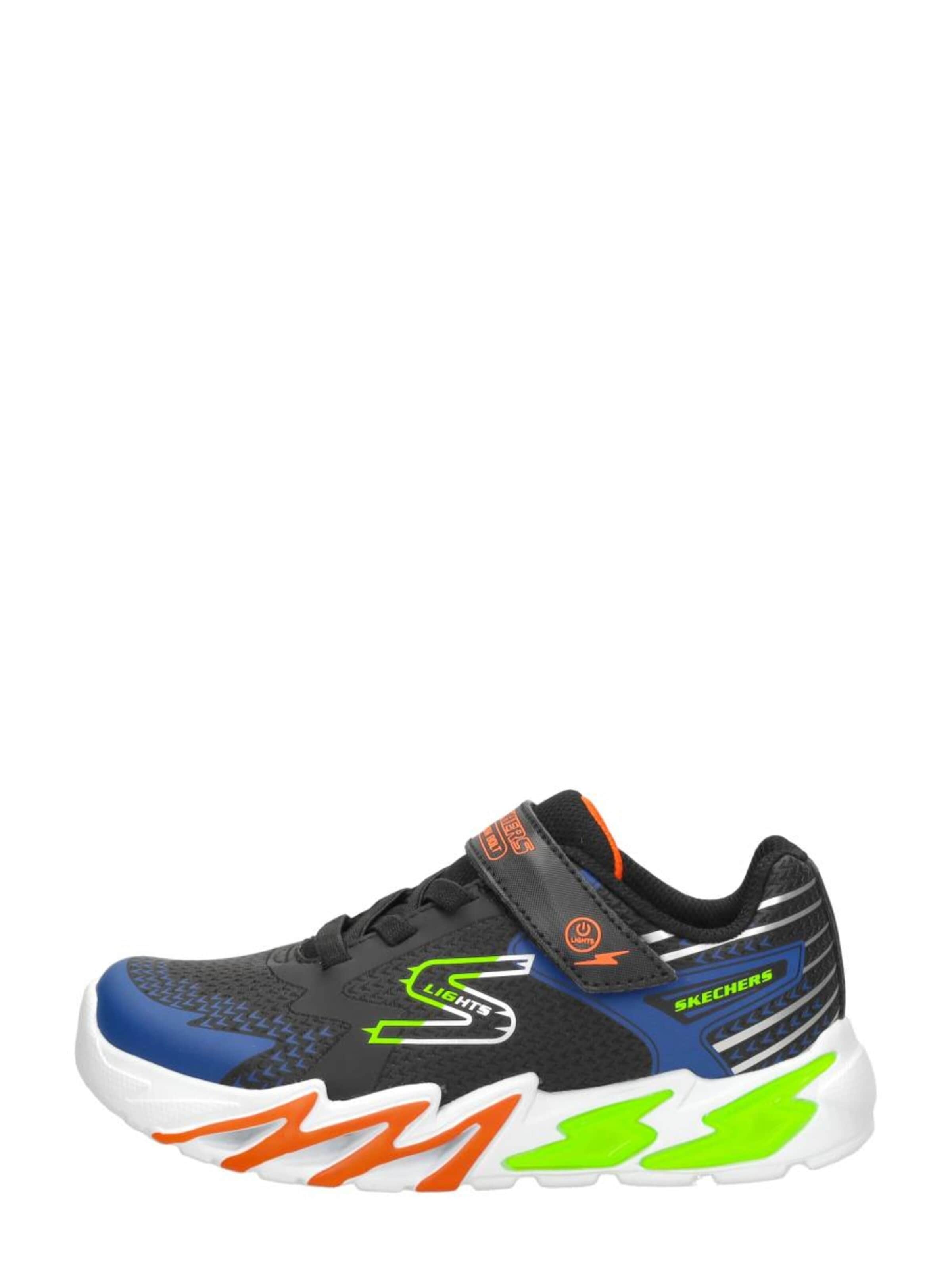 SKECHERS Tenisky 'S Lights: Flex-Glow Bolt' - Čierna: predná strana