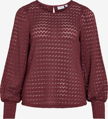 Camicia da donna 'VIDano' di VILA in rosso: frontale