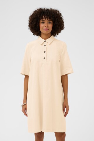 Robe 'CUBetonia Rhaena' CULTURE en beige : devant