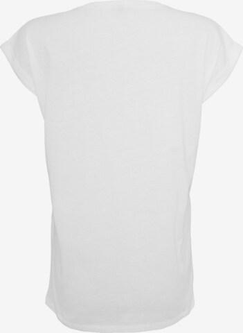 Merchcode T-Shirt 'Flower Bomb ' in Weiß