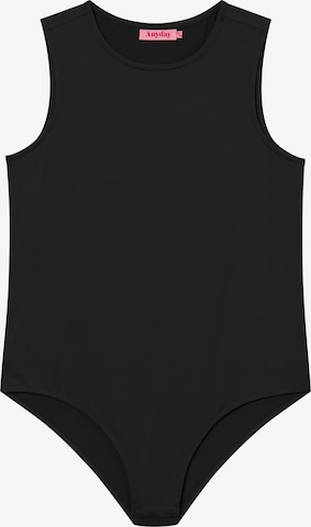 Anyday Shirt Bodysuit 'Mira 163' in Black: front