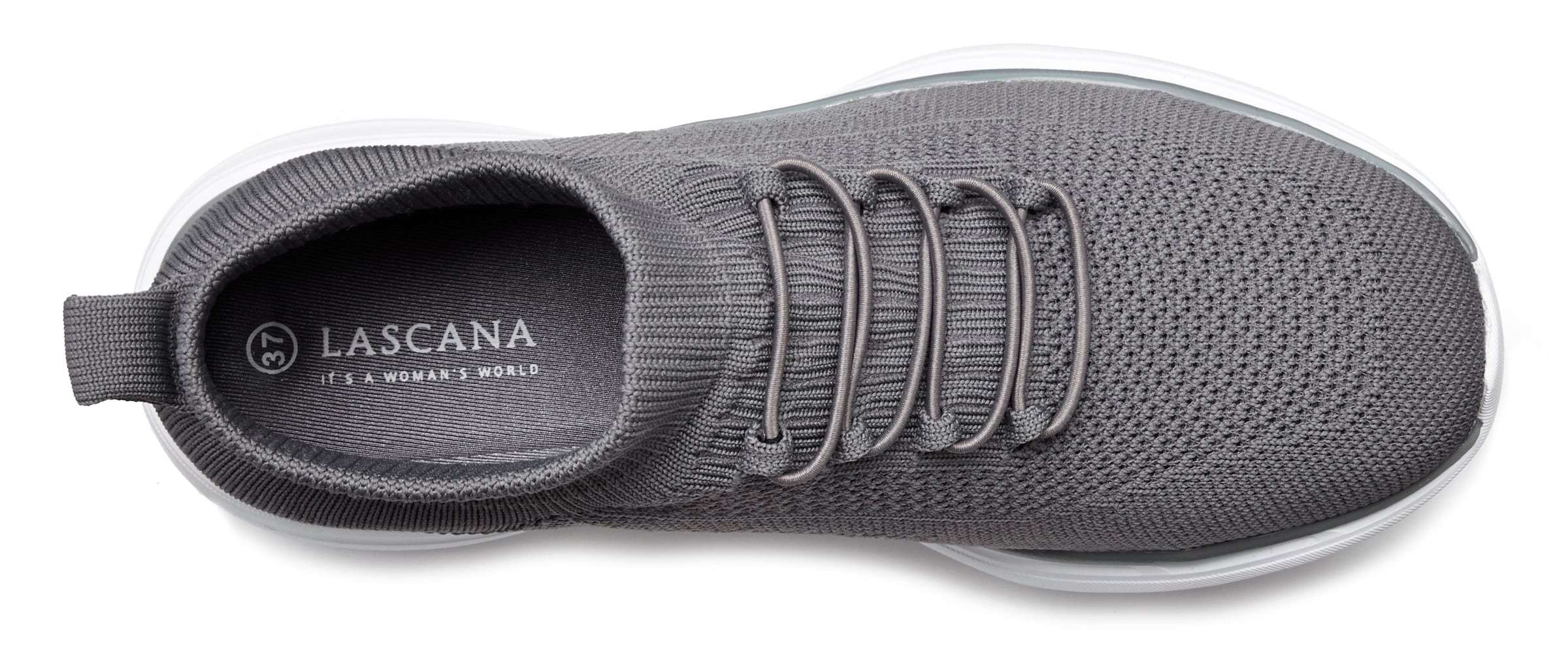 LASCANA Sneaker in Grau