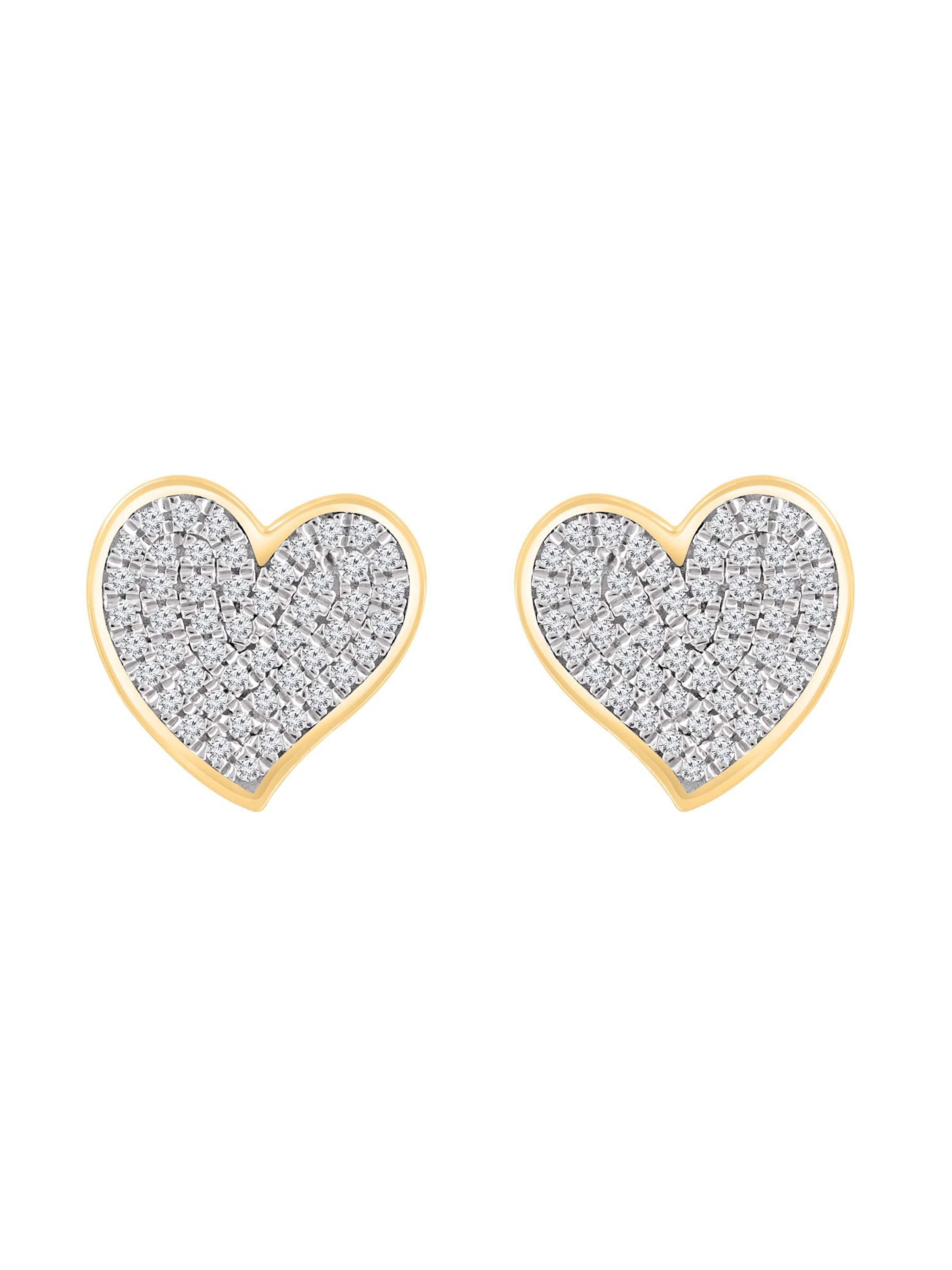 Diamant Exquis Earrings in Gold: front