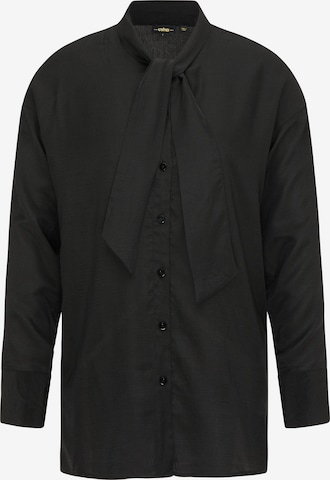 Camicia da donna di usha BLACK LABEL in nero: frontale