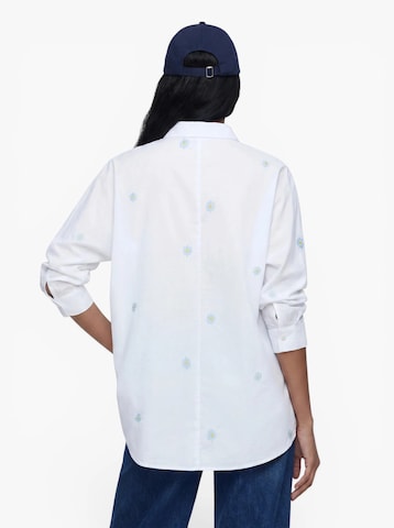 Chemisier 'ONLNEW LINA GRACE' ONLY en blanc