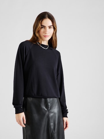 GAP Sweatshirt 'CLOUDLIGHT' in Zwart: voorkant