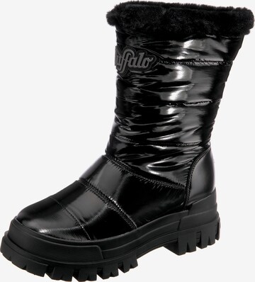 Bottes de neige BUFFALO en noir : devant