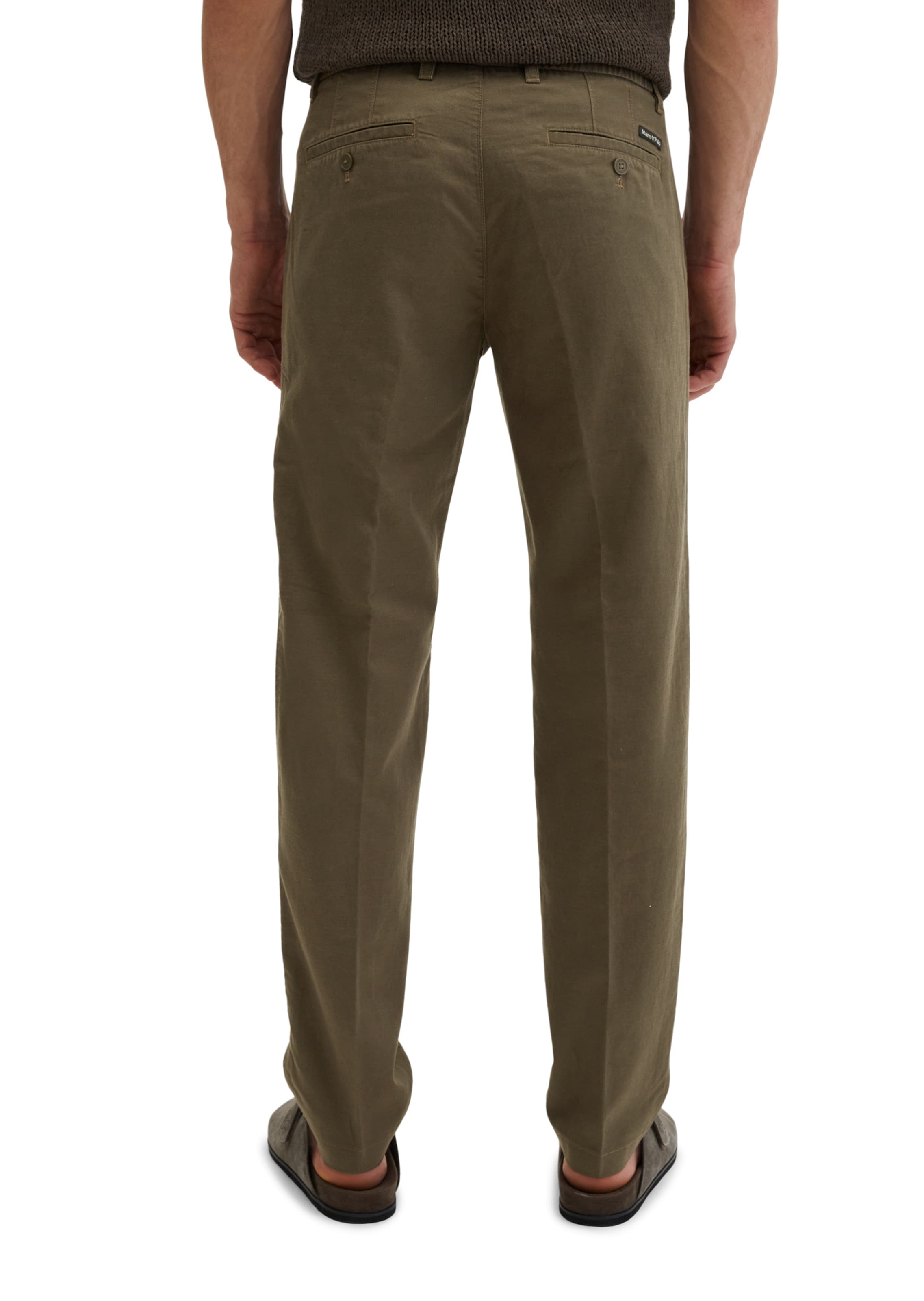 Marc O'Polo Tapered Chino 'Mossbo' in Bruin