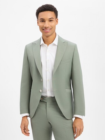 WILVORST Slim fit Business Blazer in Green: front