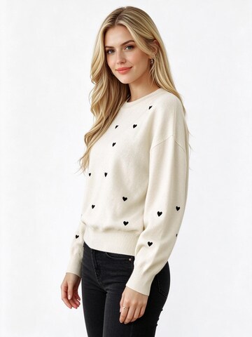 Yesfashion Sweater in Beige