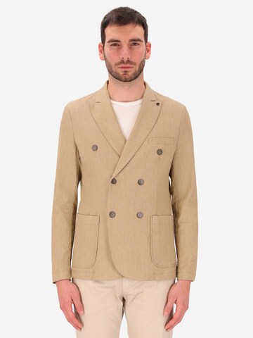 Distretto12 Regular Fit Sakko 'Lear' in Beige: Vorderseite