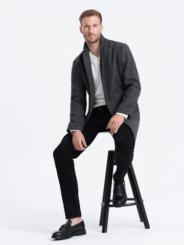 Ombre Between-Seasons Coat in Grey