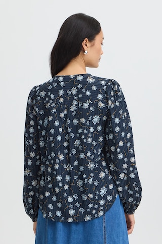 Fransa Bluse in Blau