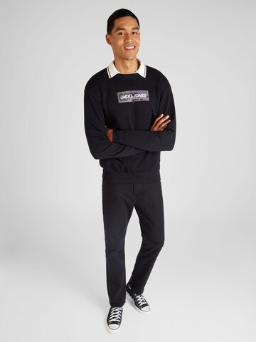 JACK & JONES Mikina – černá