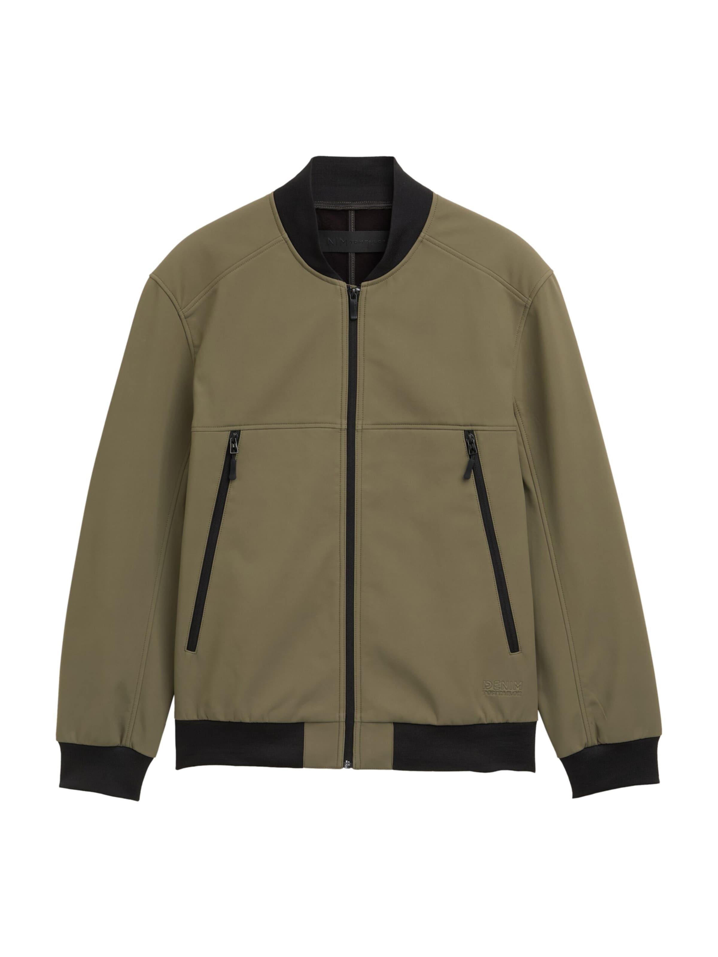 TOM TAILOR DENIMPrijelazna jakna - zelena boja: prednji dio