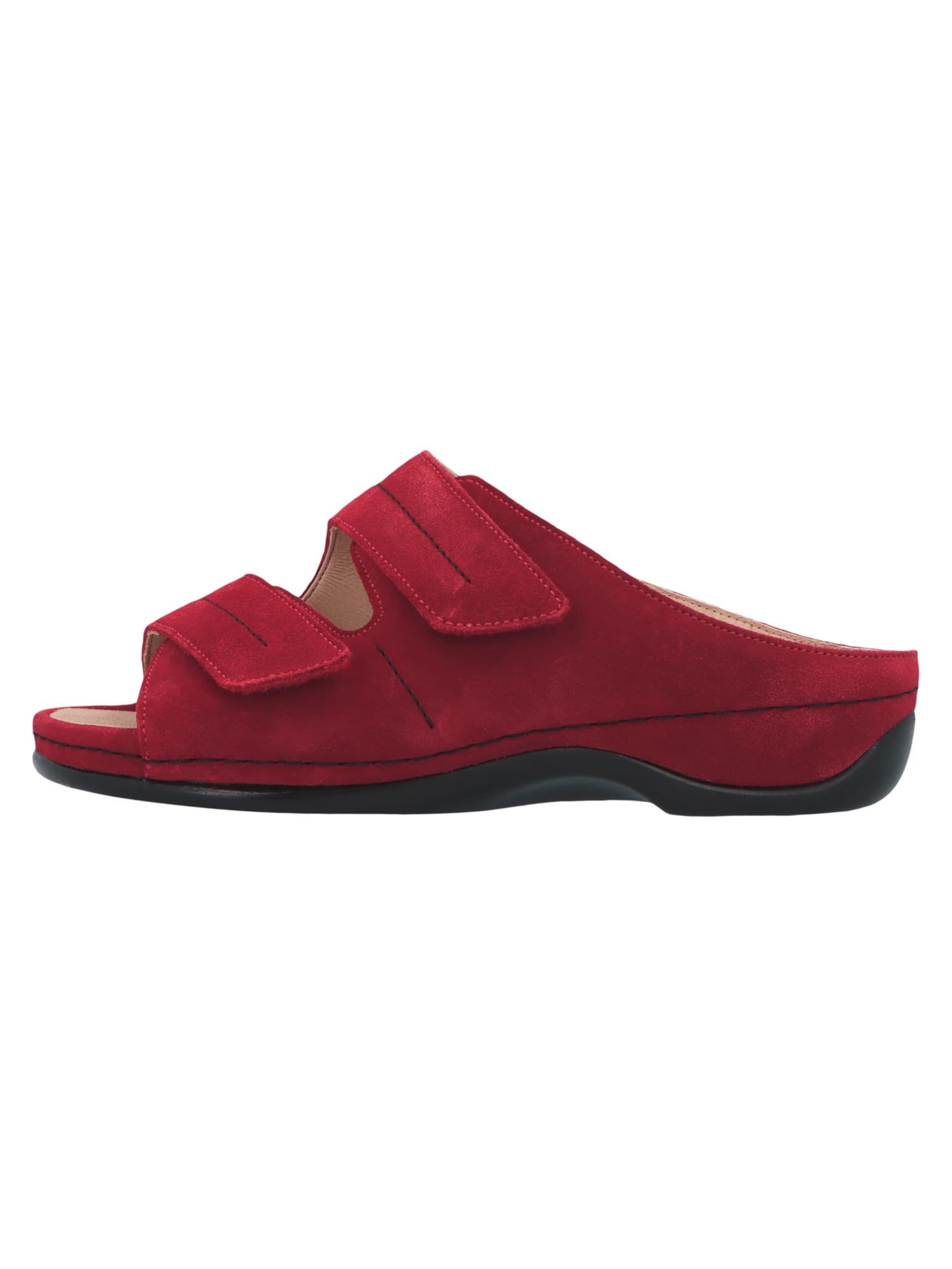 BERKEMANN Mules 'Fedora' in Red