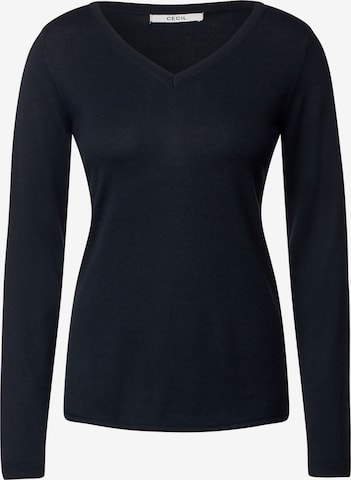 CECIL Sweater in Black: front