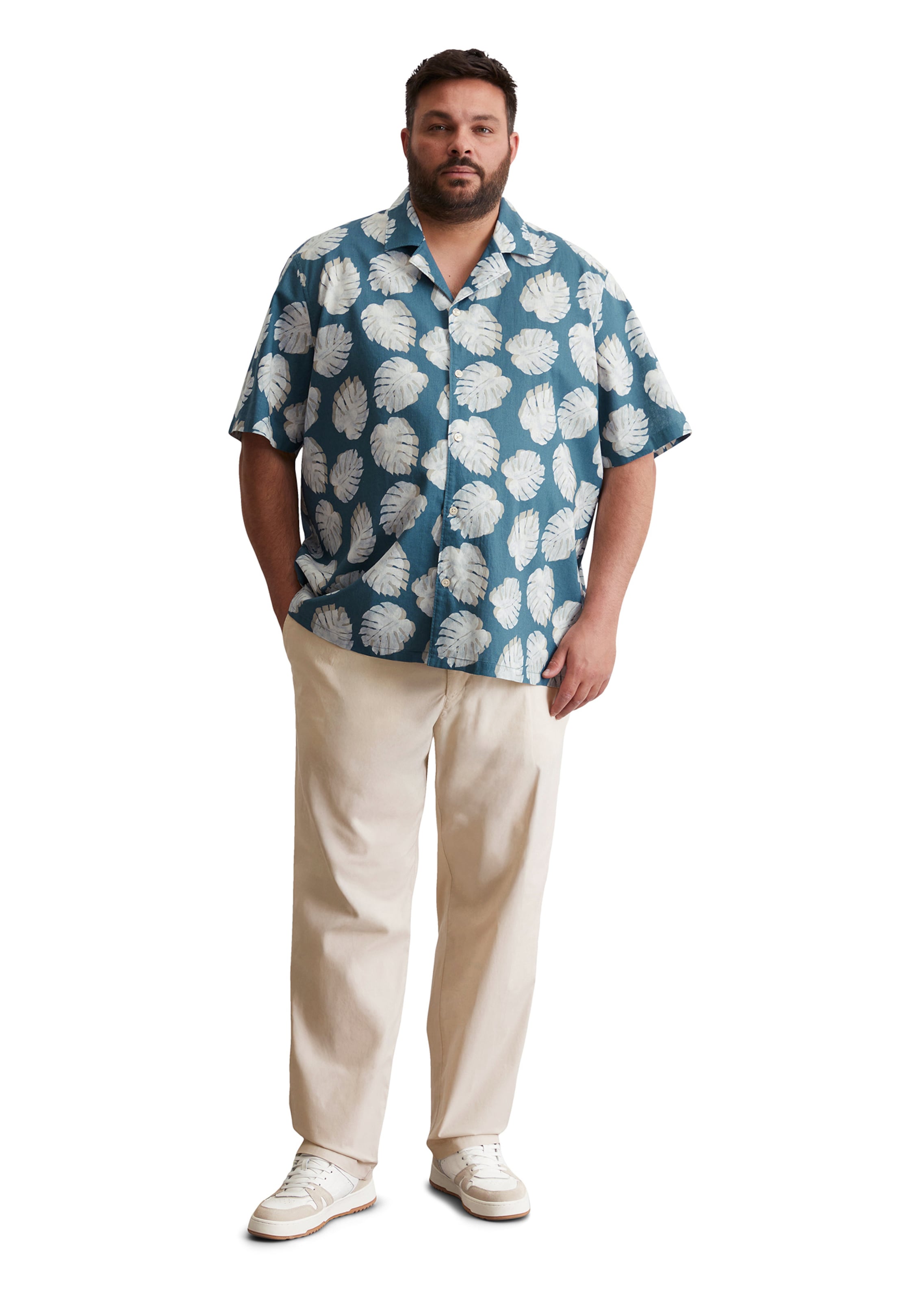 Marc O'Polo Regular fit Button Up Shirt in Blue