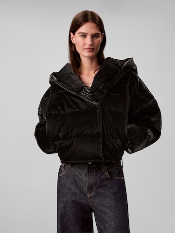 Calvin Klein Sport Tussenjas in Bruin: voorkant