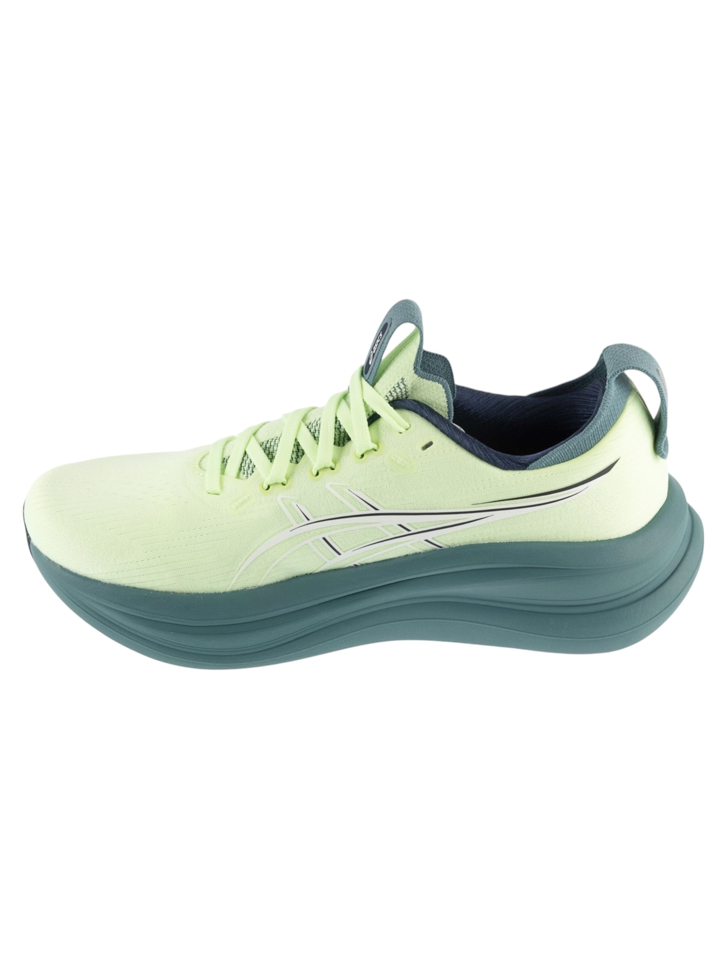 ASICS Παπούτσι για τρέξιμο 'Gel-Nimbus 28' σε πράσινο: μπροστά