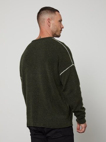 DAN FOX APPAREL Sweater 'Thilo' in Green