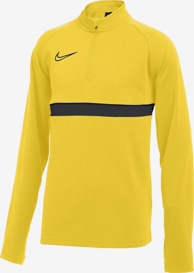 NIKE Sportief sweatshirt 'Academy' in de kleur Geel / Grijs / Zwart, Productweergave