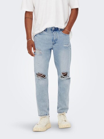 Only & Sons Regular Jeans 'AVI' i blå: framsida