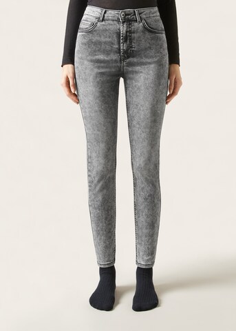 CALZEDONIA Skinny Jeans in Black: front