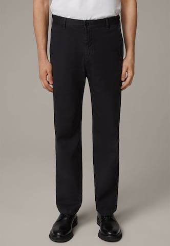 STRELLSON Loose fit Chino Pants 'Joe' in Black: front