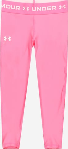 Pantaloni sportivi di UNDER ARMOUR in rosa: frontale