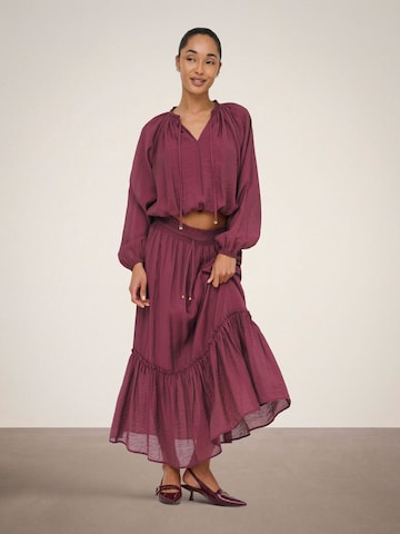 JDY Skirt 'JDYPAIGE' in Red: front