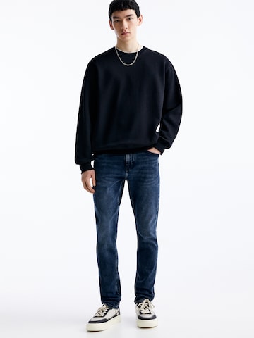 Coupe slim Jean Pull&Bear en bleu